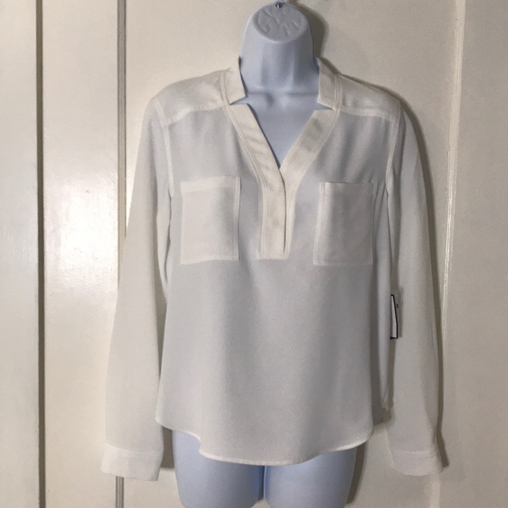 Cream/off white Nine West blouse